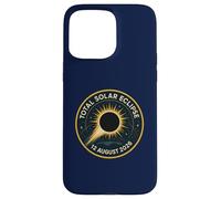 Total Solar Eclipse 12 August 2026 Mission Patch Case for iPhone 15 Pro Max