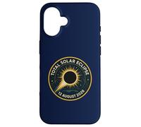 Total Solar Eclipse 12 August 2026 Mission Patch Case for iPhone 16