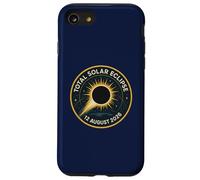 Total Solar Eclipse 12 August 2026 Mission Patch Case for iPhone SE (2020) / 7/8