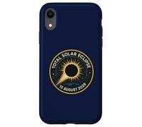 Total Solar Eclipse 12 August 2026 Mission Patch Case for iPhone XR