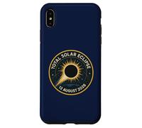 Total Solar Eclipse 12 August 2026 Mission Patch Case for iPhone XS Max