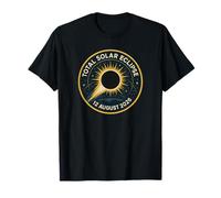 Total Solar Eclipse 12 August 2026 Mission Patch T-Shirt
