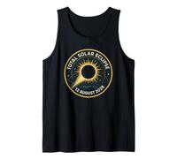 Total Solar Eclipse 12 August 2026 Mission Patch Tank Top