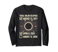 Total Solar Eclipse 2024 2026 Observer Astronomy Skywatcher Long Sleeve T-Shirt