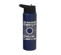 Total Solar Eclipse 2024 2026 Observer Astronomy Skywatcher Stainless Steel Insulated Water Bottle