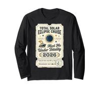 Total Solar Eclipse 2026 Cruise Meet Me Under Totality Long Sleeve T-Shirt