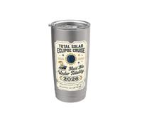 Total Solar Eclipse 2026 Cruise Meet Me Under Totality Stainless Steel Insulated Tumbler