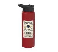 Total Solar Eclipse 2026 Cruise Meet Me Under Totality Stainless Steel Insulated Water Bottle