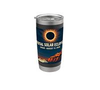 Total Solar Eclipse 2026 Cruise Solar Totality Funny Graphic Stainless Steel Insulated Tumbler