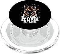 Total Solar Eclipse 2026 Dog Astronomy PopSockets PopGrip for MagSafe