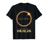 Total Solar Eclipse 2026 Eclipse Corona Date T-Shirt