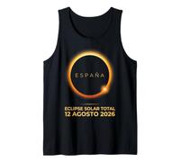 Total Solar Eclipse 2026 Espana Corona Ring Tank Top