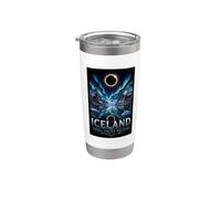 Total Solar Eclipse 2026 Iceland, Totality Chaser Men Women Stainless Steel Insulated Tumbler