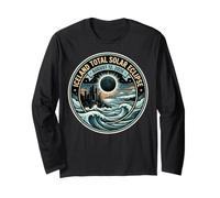 Total Solar Eclipse 2026 Iceland - Totality Chaser Science Long Sleeve T-Shirt