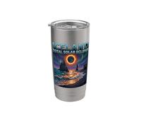 Total Solar Eclipse 2026 Iceland Totality Chaser Science Men Stainless Steel Insulated Tumbler