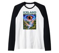 Total Solar Eclipse 2026 Iceland, Totality Chaser Science Raglan Baseball Tee