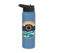 Total Solar Eclipse 2026, Iceland Totality Chaser Science Stainless Steel Insulated Water Bottle