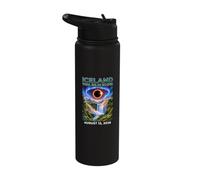 Total Solar Eclipse 2026 Iceland, Totality Chaser Science Stainless Steel Insulated Water Bottle