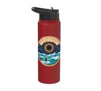 Total Solar Eclipse 2026, Iceland Totality Chaser Science Stainless Steel Insulated Water Bottle