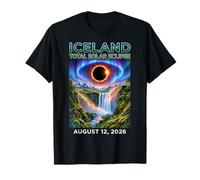 Total Solar Eclipse 2026 Iceland, Totality Chaser Science T-Shirt