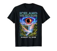 Total Solar Eclipse 2026 Iceland, Totality Chaser Science Value Graphic T-Shirt