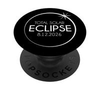 Total Solar Eclipse 2026 Path of Totality Iceland August 12 PopSockets Adhesive PopGrip