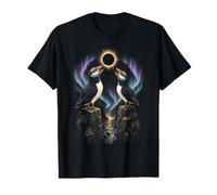 Total Solar Eclipse 2026 Puffins Howling at Moon T-Shirt