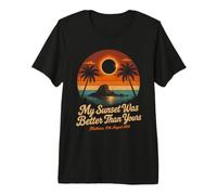 Total Solar Eclipse 2026 Spain Mallorca Premium T-Shirt