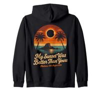 Total Solar Eclipse 2026 Spain Mallorca Zip Hoodie