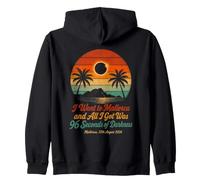 Total Solar Eclipse 2026 Spain Mallorca Zip Hoodie
