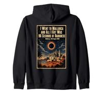 Total Solar Eclipse 2026 Spain Mallorca Zip Hoodie
