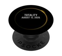 Total Solar Eclipse 2026 Totality August 12th PopSockets Adhesive PopGrip
