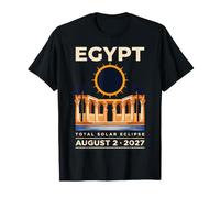 Total Solar Eclipse 2027 Egypt Luxor Temple T-Shirt