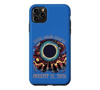 Total Solar Eclipse August 12 2026 Black Cats Men Women Kids Case for iPhone 11 Pro Max