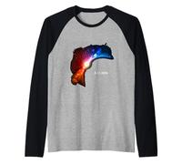 Total Solar Eclipse August 12, 2026 Black Rainbow Raglan Baseball Tee