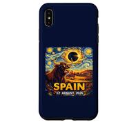 Total Solar Eclipse August 12, 2026 Bull Spain Starry Night Case for iPhone XS Max