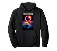 Total Solar Eclipse August 12 2026 Spain Cruise Men Women Pullover Hoodie