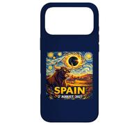 Total Solar Eclipse August 2, 2027 Bull Spain Starry Night Case for iPhone 17 Pro Max