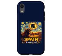 Total Solar Eclipse August 2, 2027 Bull Spain Starry Night Case for iPhone XR