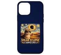 Total Solar Eclipse August 2, 2027 Funny Cat Starry Night Case for iPhone 12 mini