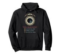 Total Solar Eclipse Chaser 2017 2024 2026 Astronomy Event Pullover Hoodie