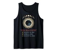 Total Solar Eclipse Chaser 2017 2024 2026 Astronomy Event Tank Top