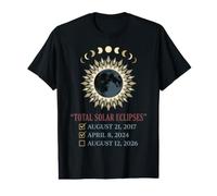 Total Solar Eclipse Chaser 2017 2024 2026 Astronomy Event Value Graphic T-Shirt