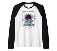 Total Solar Eclipse Cruise 2026 Iceland Spain Raglan Baseball Tee