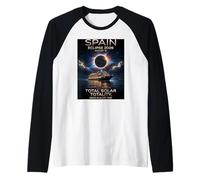 Total Solar Eclipse Cruise 2026 Spain August 12 2026 Art Raglan Baseball Tee