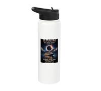 Total Solar Eclipse Cruise 2026 Spain August 12 2026 Art Stainless Steel Insulated Water Bottle