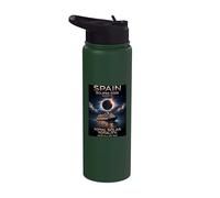 Total Solar Eclipse Cruise 2026 Spain August 12 2026 Art Stainless Steel Insulated Water Bottle