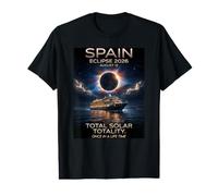 Total Solar Eclipse Cruise 2026 Spain August 12 2026 Art Value Graphic T-Shirt