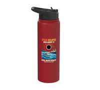 Total Solar Eclipse Cruise 2026 Spain August 12 2026 Mens Stainless Steel Insulated Water Bottle