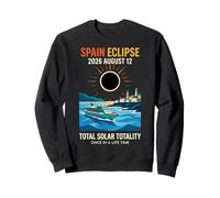 Total Solar Eclipse Cruise 2026 Spain August 12 2026 Mens Sweatshirt